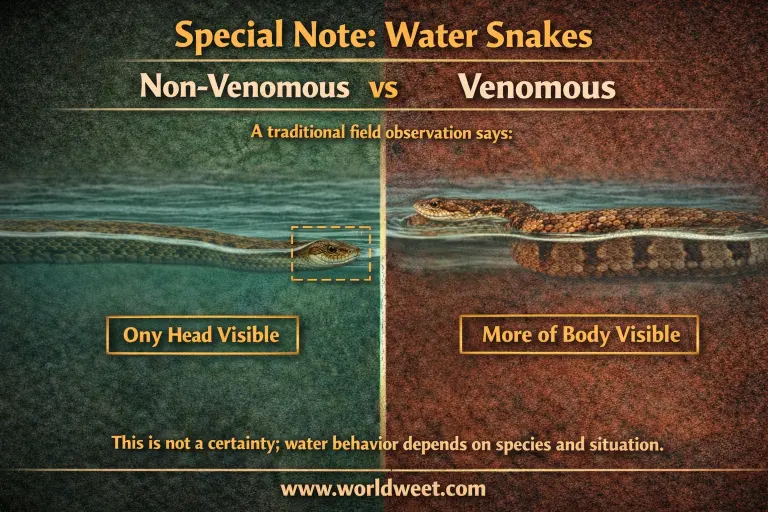How To Tell Venomous Snakes From Non-venomous Ones 6