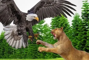 Is The Bald Eagle Powerful Enough To Defeat A Mountain Lions (1)