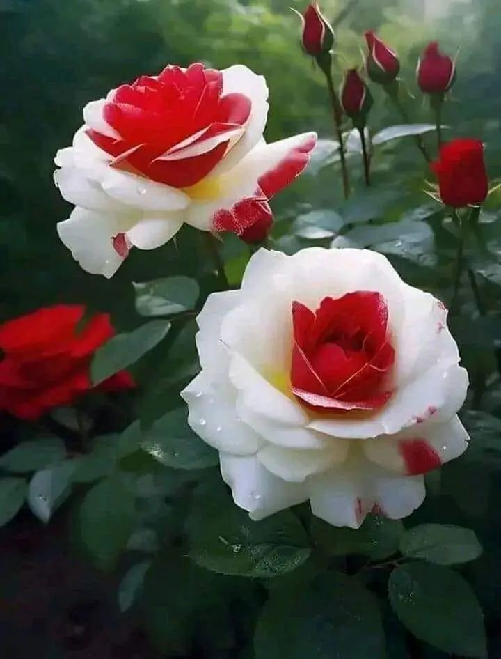 Rose-red-white-1