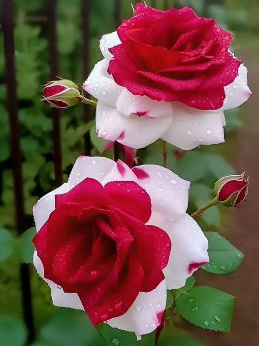 Rose-red-white-2