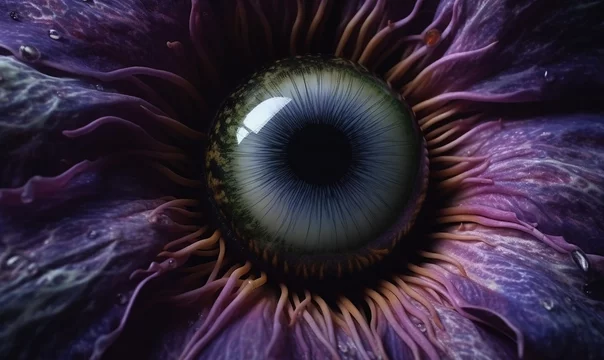 Psychedelic-flowers-with-eyeball-26